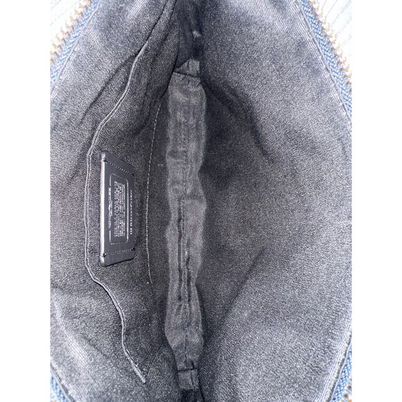 Coach Metallic Blue Crossbody & Glitter Tri-Fold Wallet – 2 Purses Set. Sale!! - Picture 5 of 10